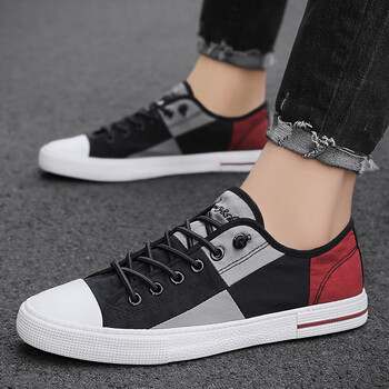 pearldiary老北京布鞋男春季透气防臭一脚蹬懒人休闲布鞋男士开车运动