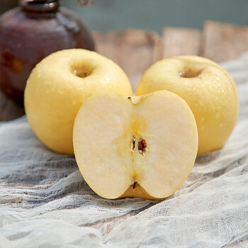 晨臻山东烟台黄金奶油苹果新鲜孕妇水果当季整箱富士萍果新鲜黄苹果5