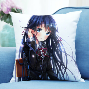 佰格森春物周边雪之下雪乃抱枕春物周边二次元长条枕动漫方形坐垫方形