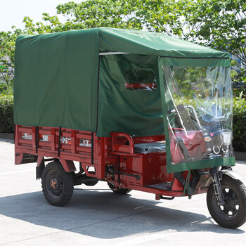 绿野客电动车遮阳棚挡雨棚遮阳电动三轮车棚防寒遮雨车蓬全封闭挡风