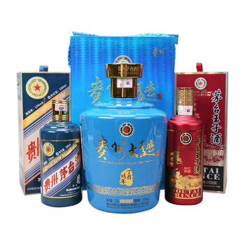 茅台 鸡年生肖组合 53度 （丁酉鸡年+贵州大曲鸡年+王子鸡年 ） 500ml+2.5L+500ml 3瓶 组合装