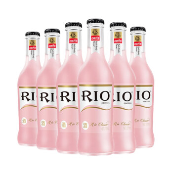 锐澳（RIO）洋酒 预调 鸡尾酒 果酒 水蜜桃味 275ml*6瓶（新老包装随机发货）