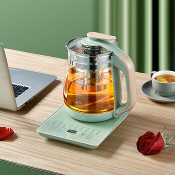 金正养生壶多功能家用全自动小型加厚玻璃单壶办公室煮茶壶烧水壶皮谱