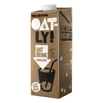 OATLY噢麦力 巧克力味燕麦奶谷物早餐奶植物蛋白进口饮料 1L 单支装
