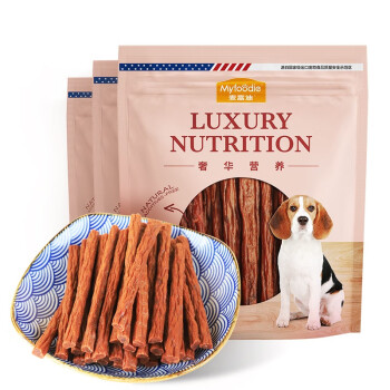 麦富迪 宠物狗狗零食 成犬幼犬训狗奖励牛肉棒400g*3