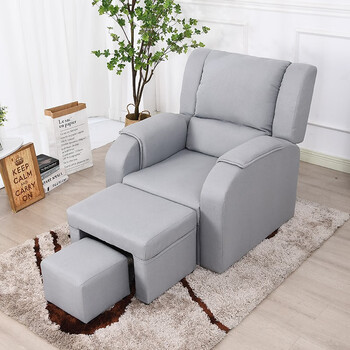 梵森物语电动美甲沙发美睫足疗按摩床足浴沙发靠椅子足疗洗脚美足躺椅