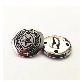 小米mi小米生态同款密主播家居金属保安制服纽扣治安巡逻五角星扣子