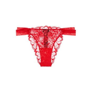 laperla奢侈品女装女士alida低腰性感半透花卉刺绣内裤春夏f085红色