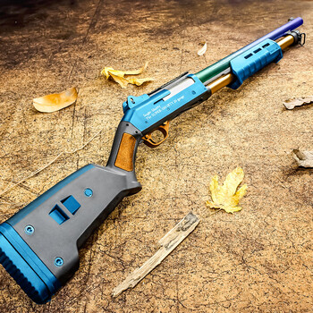 黑金xm1014抛壳软弹枪仿m870男孩散弹喷子吃鸡可发射霰弹模型枪同款 m