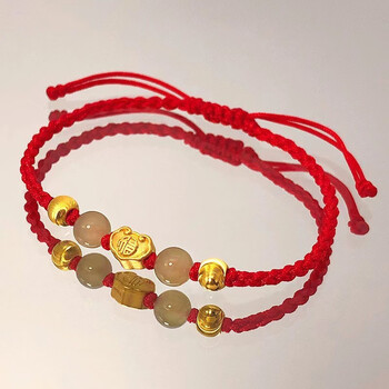 周大福(chow tai fook)999硬金520情人节金锁手链平安长命锁本命年