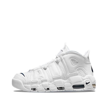 馨悠洁aj air more uptempo 皮蓬黑白迷彩高帮白蓝勇士篮球鞋情侣运