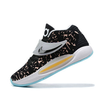 莆田纯原【官方旗舰店】杜兰特14代篮球鞋kd14蓝彩白绿实战耐磨防滑