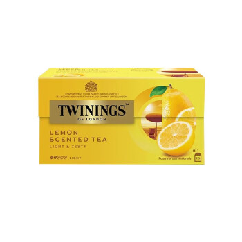 川宁 TWININGS 沁香柠檬红茶LEMON柠檬香水果茶25片进口红茶包
