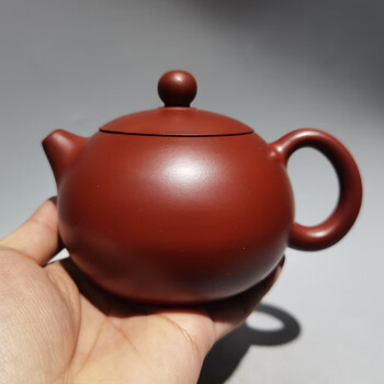 壶纯手工茶具泡茶壶底款顾景舟制原矿大红袍大容量 西施壶大容量400cc