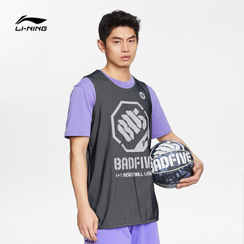 李宁反伍badfive男子宽松比赛上衣aayr371