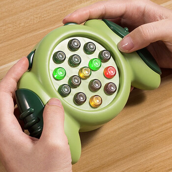 识易儿童玩具男孩礼物游戏机按按乐趣味速推闯关思维训练子互动记忆