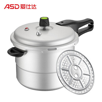 
                                                                                爱仕达（ASD）压力锅 合金带蒸格高压锅明火专用压力锅24CM 1-4人用 JXT7524                