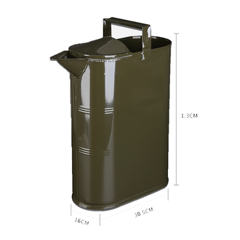 加厚长嘴汽油桶柴油壶加油桶手提铁皮桶便携式加水桶装油铁桶油罐 15l