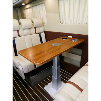 fghgf江铃福特全顺大通v80房车改装配件汽车载升降折叠餐桌房车专用品