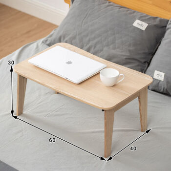 筆記本電腦桌床上用可摺疊小桌子簡約懶人書桌學習寫字桌炕桌實木實木
