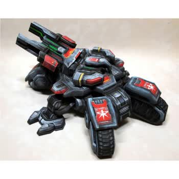 星际争霸2模型 【熊熊】星际争霸2-人族主战坦克siege tank