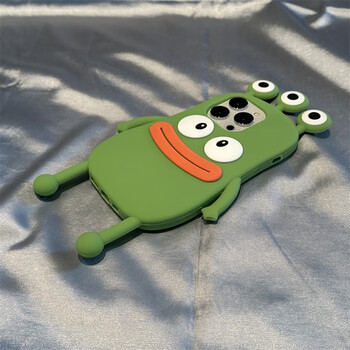 14手机壳搞怪小青蛙香肠嘴iphone14promax立体硅胶13pro网红个性12