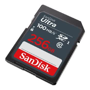 闪迪sandisk高速sd存储卡256g相机内存卡sd储存卡高清视频卡灰色官方