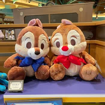 迪士尼(disney)奇奇蒂蒂卡通可爱毛绒玩偶玩具公仔娃娃生日礼物 奇蒂