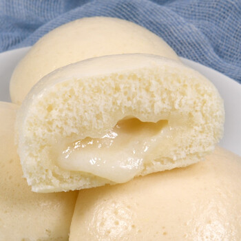 金城椰奶流心包广式早茶点心儿童早餐食品半成品速食广东茶点甜包子