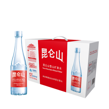 昆仑山 饮用天然矿泉水 510ml*12瓶连包 高端矿泉水