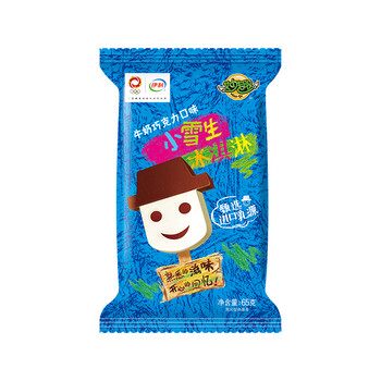 伊利小雪生牛奶巧克力雪糕65g 冰淇淋