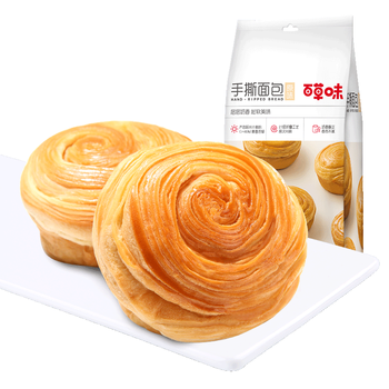 百草味手撕面包280g营养早餐食品休闲零食小吃