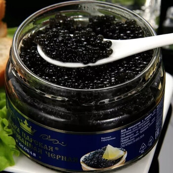 鲜闻果 俄罗斯进口鱼子酱大马哈鱼原装进口罐装网红专用鱼子酱零 升级