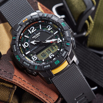 卡西欧casio手表protrek登山系列蓝牙四重感应器多功能方位表圈运动男