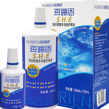 海俪恩隐形眼镜美瞳护理液SHE500mL+120ml