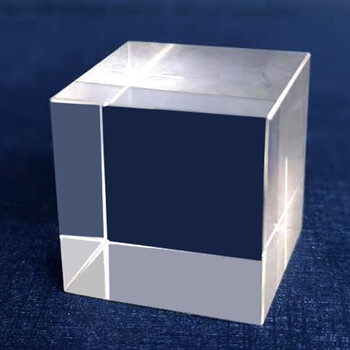 abdo家里的装饰品客厅摆件玄关工艺品透明水晶方体长方形方块玻璃柱子