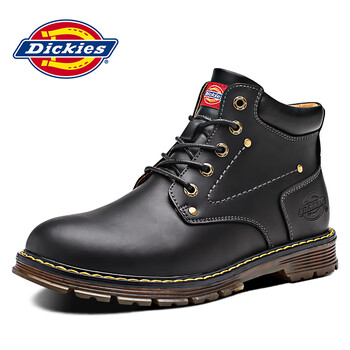 Dickies男鞋工装靴加绒百搭男靴秋冬靴防水靴潮黑色男 偏大一码 42 图片价格品牌报价 京东