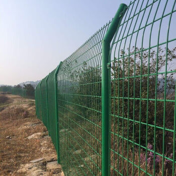 敏语铁网 铁丝网围栏防护网围栏网高速公路护栏网围山圈地果园防护网 5毫米1.8米高3米长一网一柱