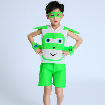 语禾恬环保服装儿童男生男孩幼儿园环保时装秀女六一儿童环保服装飞侠