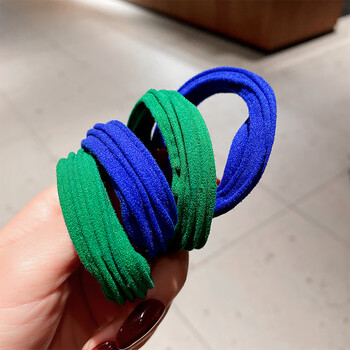 lenayan 粗头绳扎头发皮筋2022气质高弹力耐用马尾圈女发绳发饰 乳