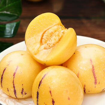 云南石林人参果510斤黄肉人生果圆果大果叁5水果新鲜整箱过年送礼送人