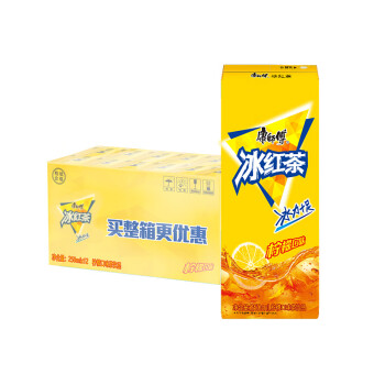 康师傅冰红茶250ml12盒柠檬红茶饮料饮品随身装整箱随身装整箱