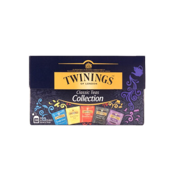 英国川宁(TWININGS) 红茶精选装 进口茶叶袋泡茶包20包*2g