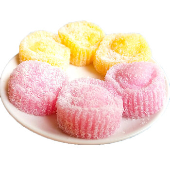 霜火菓子草莓芒果椰蓉抖音网红甜品糯米团糯米糍果子 大福雪媚娘 椰蓉