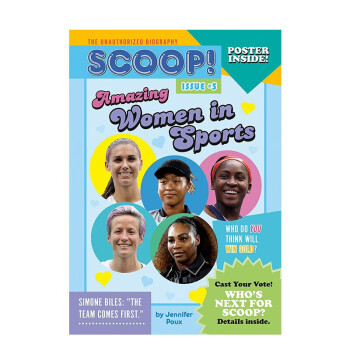 现货【Scoop!独+新闻】5 Amazing Women Sport 惊人的女运动员 英文原版