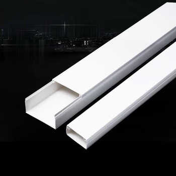 因泰莱  pvc线槽  80*40mm(1米/根/1米价) 明装明线广式方形走线槽