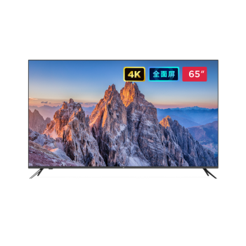 小米电视E65X 65英寸 全面屏 4K超高清HDR  蓝牙遥控内置小爱 2+8GB AI人工智能液晶网络平板电视 L65M5-EA