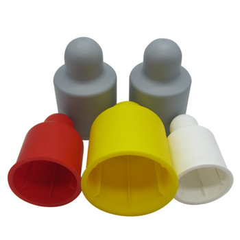 变电站地脚螺栓保护帽设备防护帽工程铁轨螺丝帽塑料双螺母保护帽 m60