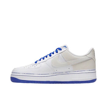 纯原af1空军一号纯原纯白红粉双钩白丝绸男女情侣休闲鞋 空军马克笔