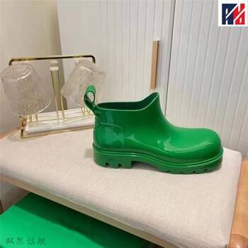 【旗舰精品】bv雨鞋 aw bv牛油果雨靴女外穿雨鞋阿希哥mona同款短靴